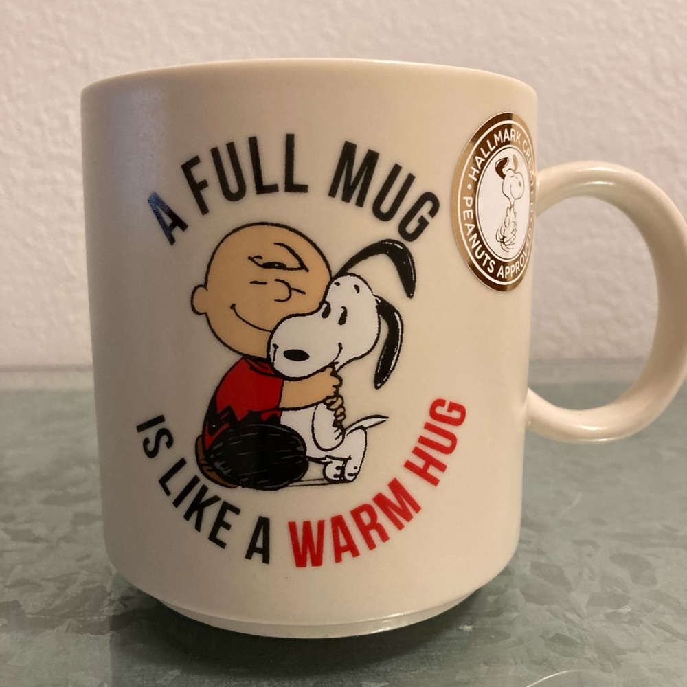 Hallmark Peanuts Snoopy and Charlie Brown Mug